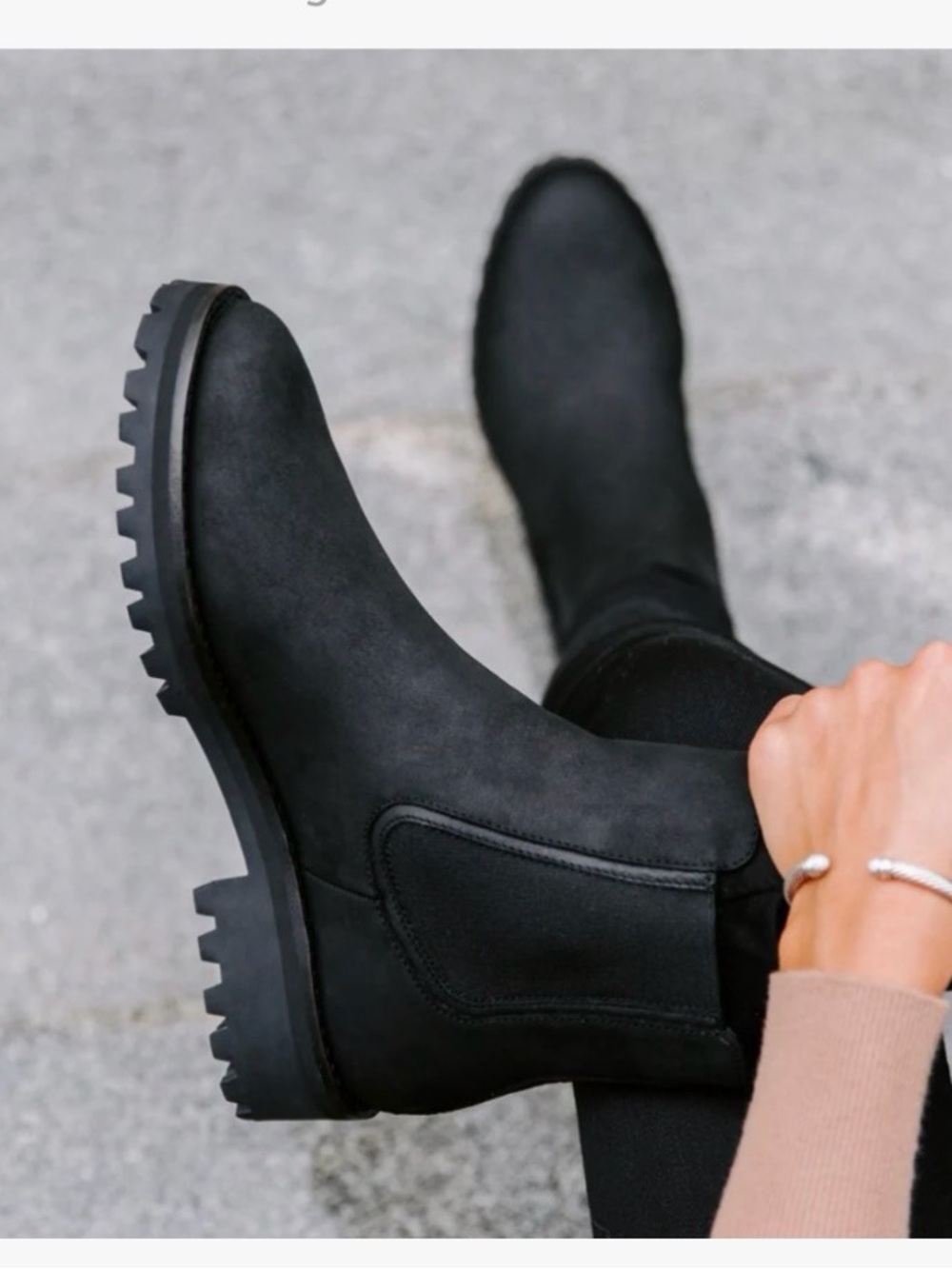 Thursday boots Legend matte  Black Chelsea Boots Sz 7.5